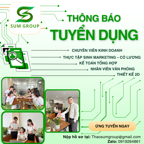 Tuyển Dụng Thực Tập Sinh MARKETING - Có Lương
